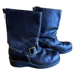 Thorogood Back‎ Zip Waterproof Composite Safety Toe Boots Brown 7B Leather